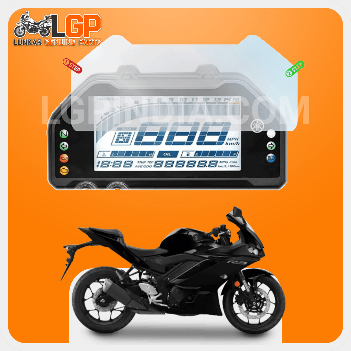 LGP SCREEN GUARD DISPLAY PROTECTOR YAMAHA - View 10