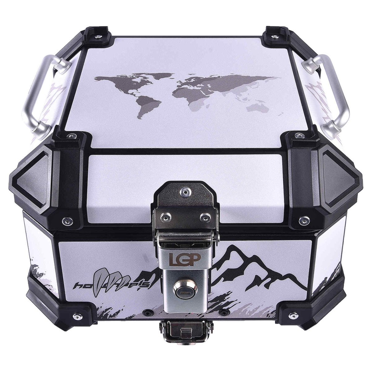 LGP TOP BOX 18L WHITE GRAPHICS