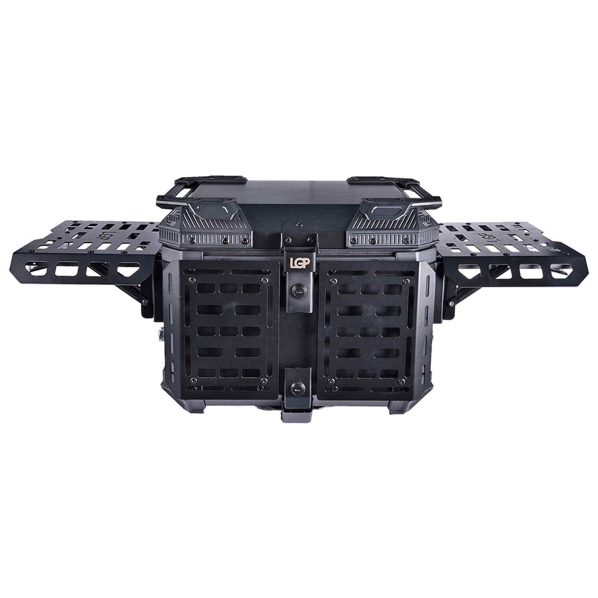 LGP TOP BOX 45L BLACK ARMOURED WITH BACKREST - View 2