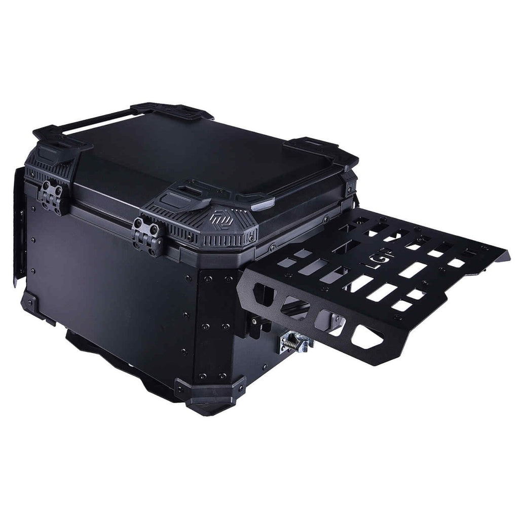 LGP TOP BOX 45L BLACK ARMOURED WITH BACKREST - View 4