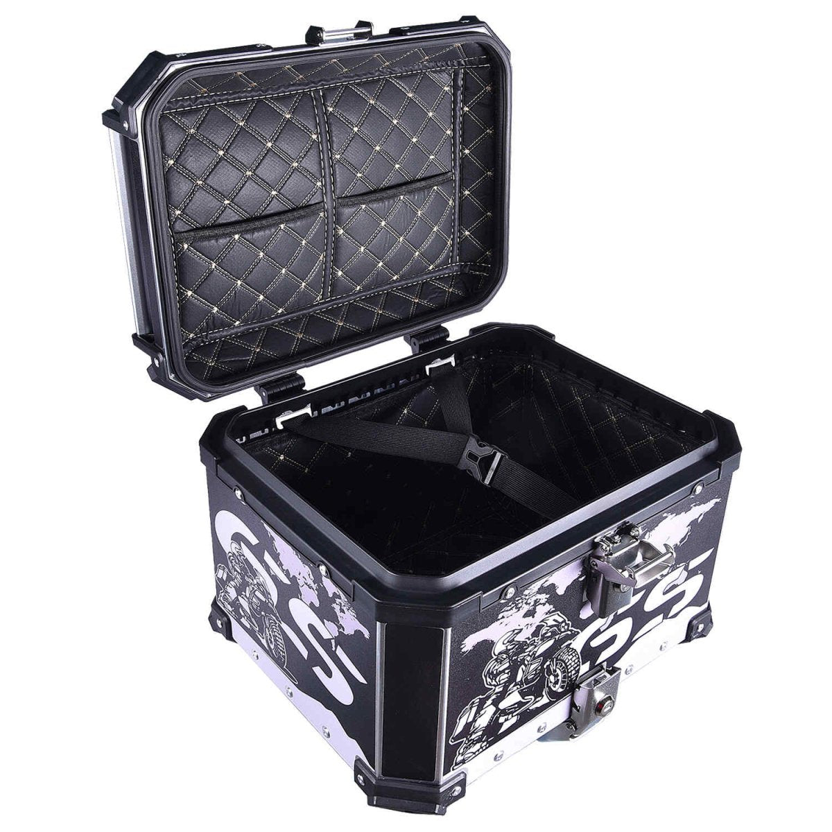 LGP TOP BOX 45L BLACK GS WITH BACKREST - View 5