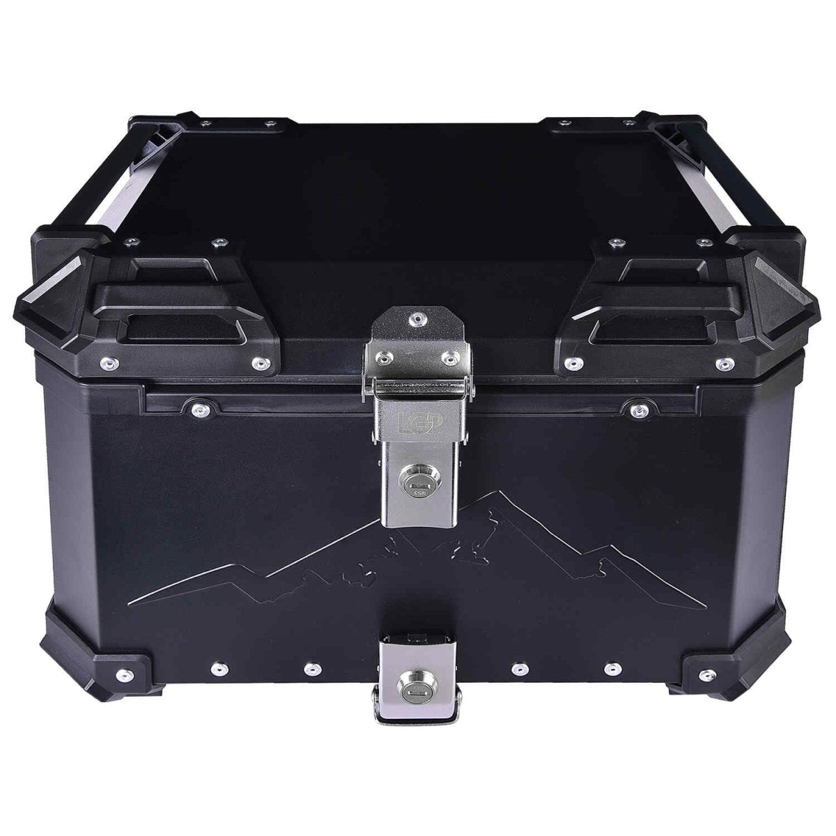 LGP TOP BOX 45L BLACK HIMALAYAN WITH BACKREST