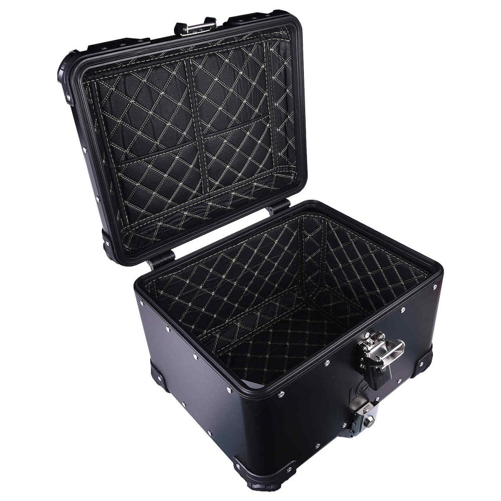 LGP TOP BOX 45L BLACK ROUND CORNER WITH BACKREST - View 5
