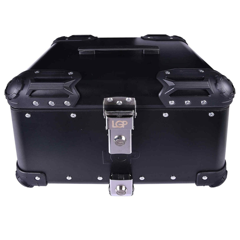 LGP TOP BOX 45L BLACK ROUND CORNER WITH BACKREST - View 2