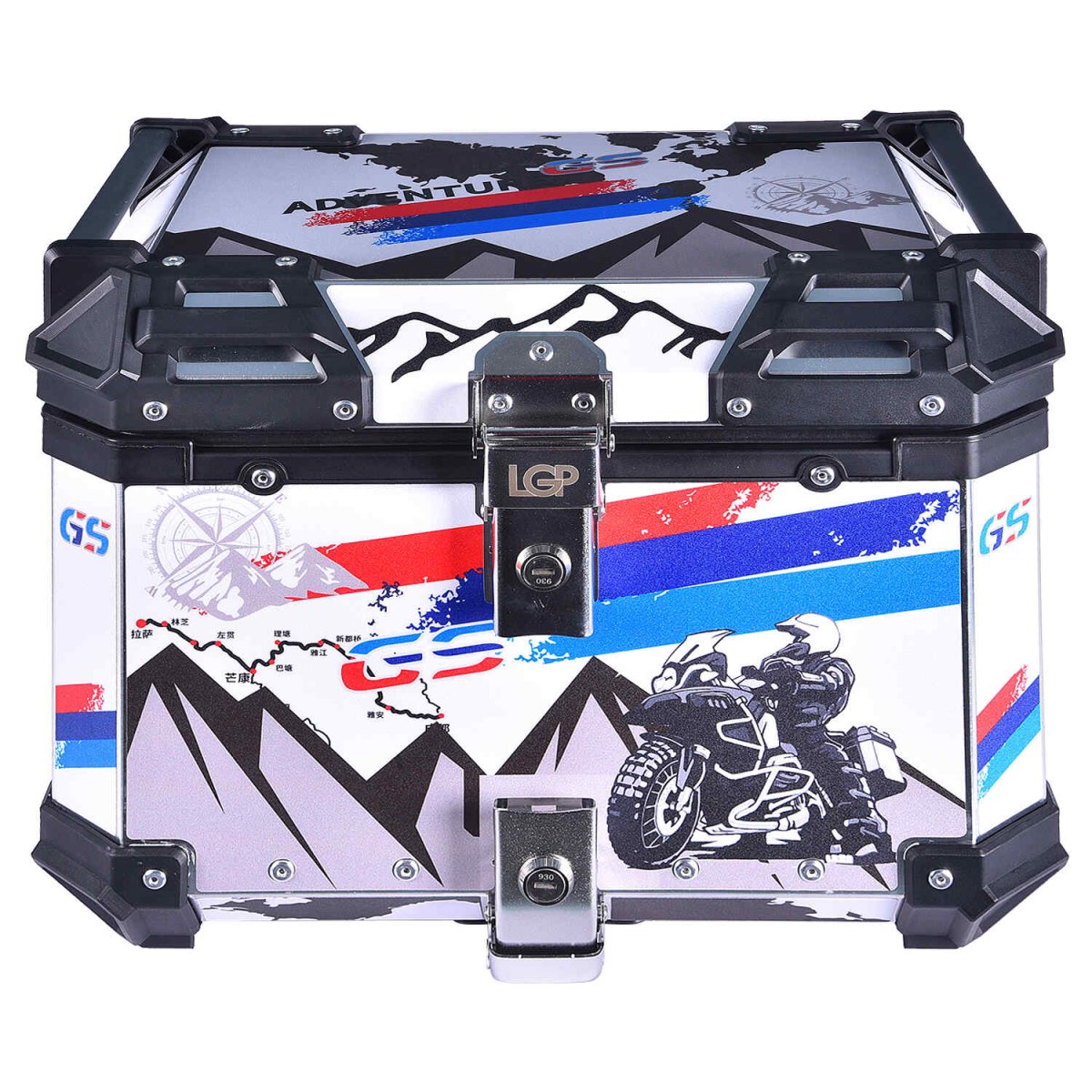 LGP TOP BOX 45L GS ADV WITH BACKREST