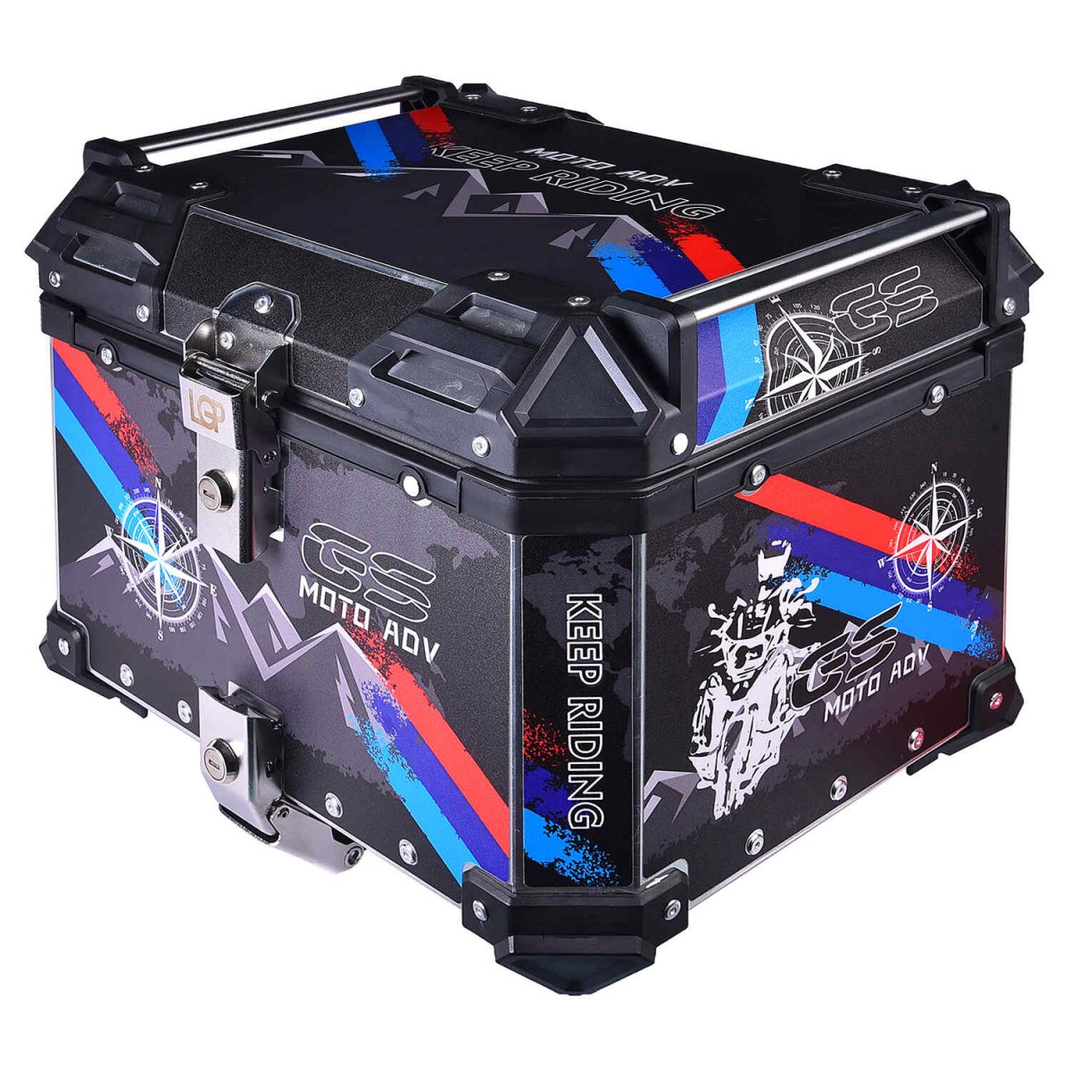 LGP TOP BOX 45L GS MOTO ADV WITH BACKREST - View 3