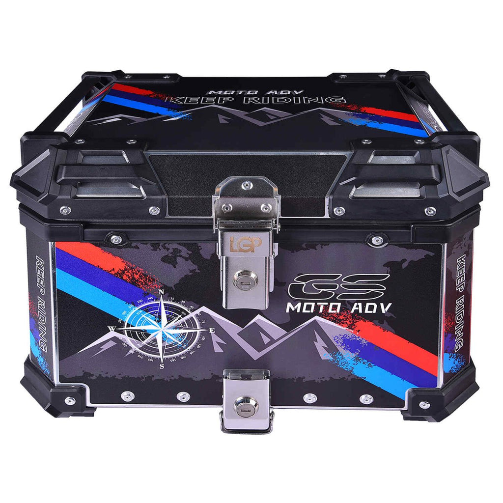 LGP TOP BOX 45L GS MOTO ADV WITH BACKREST