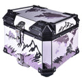 LGP TOP BOX 45L WHITE GRAPHICS WITH BACKREST