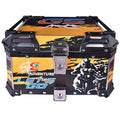 LGP TOP BOX 45L YELLOW GS ADV WITH BACKREST