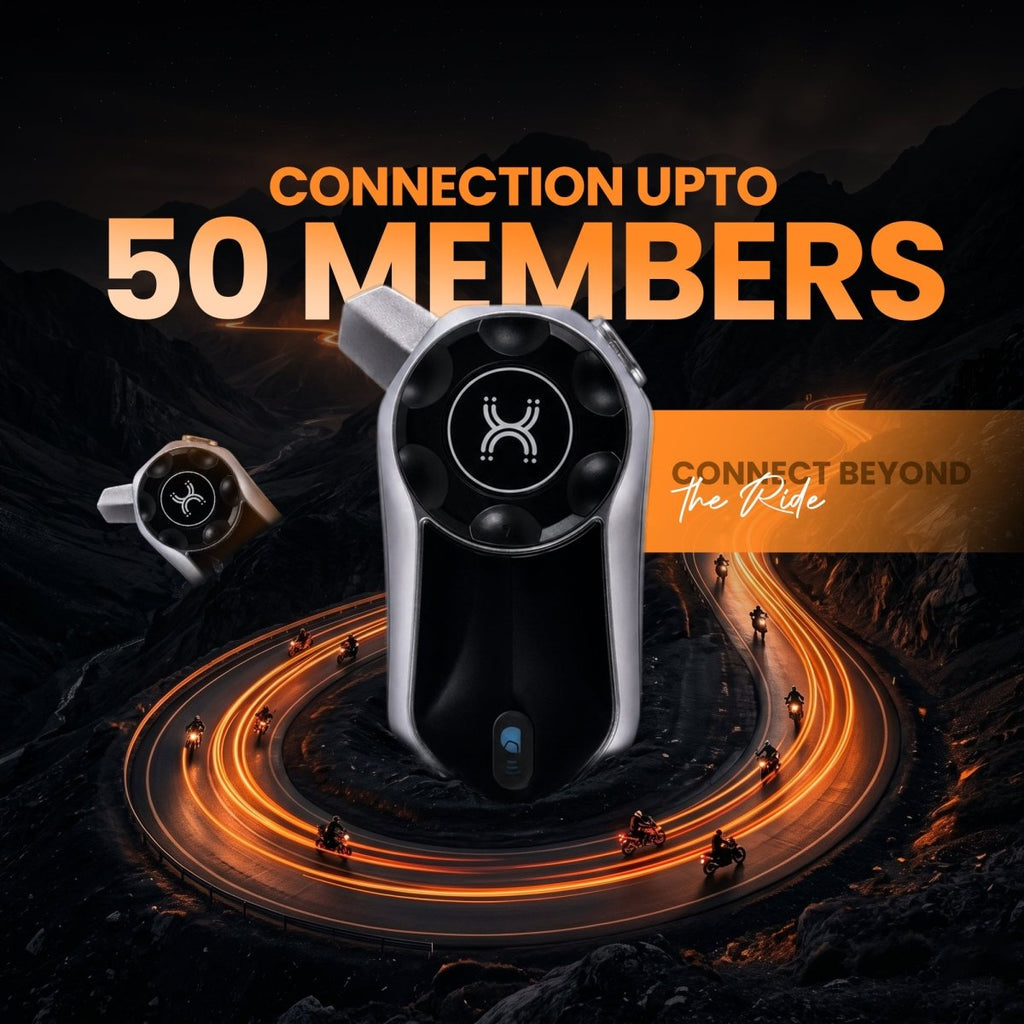 LGP X30 Pro Bluetooth Mesh Intercom, Advanced Motorcycle Communication - View 3