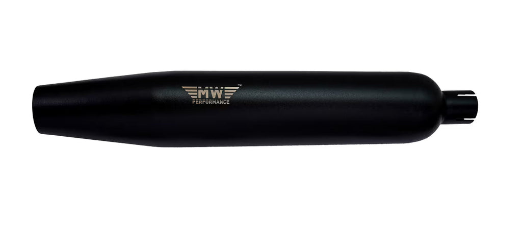 Motowings Magnetor Black Performance Exhaust for Royal Enfield Meteor 350 / Classic 350 Reborn (BS6 J Platform) – Stainless