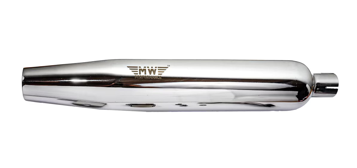 Motowings Performance Magnetor Exhaust (Steel Polish) for Royal Enfield Meteor 350 / Classic 350 Reborn / Standard 350
