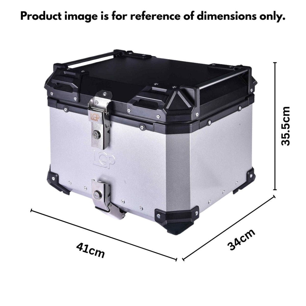LGP TOP BOX 45L GS MOTO ADV WITH BACKREST - View 7