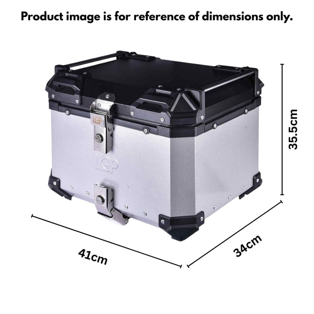 LGP TOP BOX 45L YELLOW GS ADV WITH BACKREST - View 4