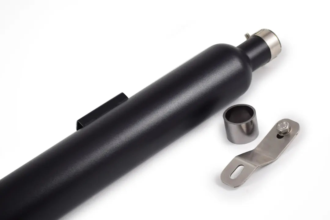 Powerage Slip-On Exhaust for Royal Enfield 350 / 500 – Black Long Type Performance Exhaust - View 2