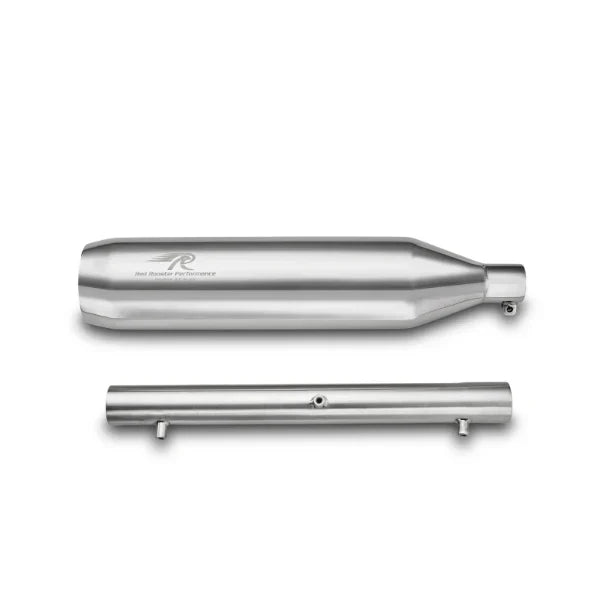 Red Rooster Polestar Pro Polish Exhaust for Royal Enfield Classic 350 Reborn – SS304 Performance Silencer - View 2