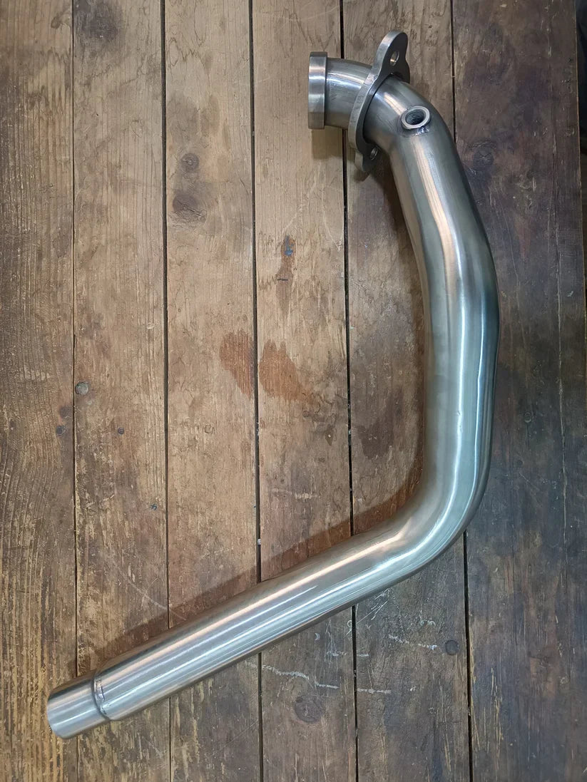 SS Motocorp Free Flow Pre-Cat Delete Header Pipe for Royal Enfield Himalayan 450 | Performance Exhaust Upgrade - View 2