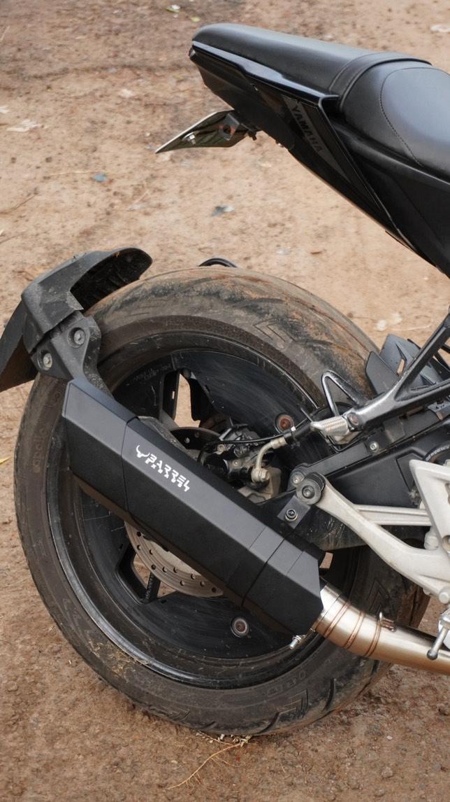 Barrel Rogue Exhaust (Black) for Yamaha R15 V3 & V4 with Bend Pipe | Rogue V1 & 2.0 Performance Slip-On (Limited Offer)