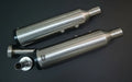 SS Motocorp Adaptable Slip-On Exhaust (Pair) for Royal Enfield Super Meteor 650 | Steel Finish Performance Silencer with DB