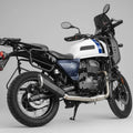 Barrel Rogue 2.0 Exhaust with Link Pipe for Yezdi Adventure | 304 Stainless Steel Performance Slip-On (DB Killer Included)