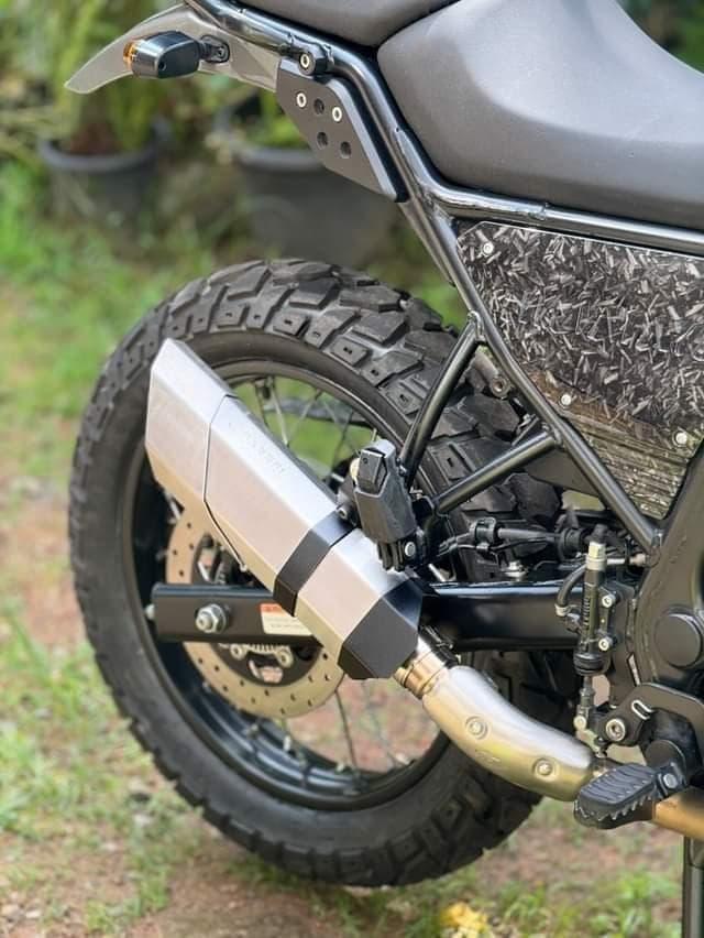 Rogue 2.0 Slip-On Exhaust for Royal Enfield Himalayan | 304 Stainless Steel Performance Exhaust - View 3