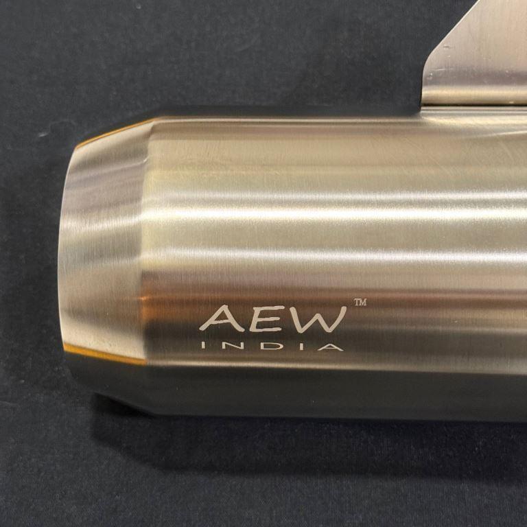 AEW EDGE Slip-On Exhaust for Triumph Speed 400 / Scrambler 400 X (89207) | Stainless Steel Free Flow Performance Silencer