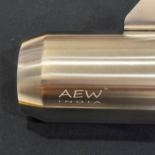 AEW EDGE Slip-On Exhaust for Triumph Speed 400 / Scrambler 400 X (89207) | Stainless Steel Free Flow Performance Silencer