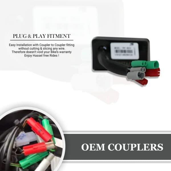 SIMTAC KTM RC,DUKE & BAJAJ DOMINAR 400,250 Compatible PNP Hazard Flasher/Adapter/Module - View 3