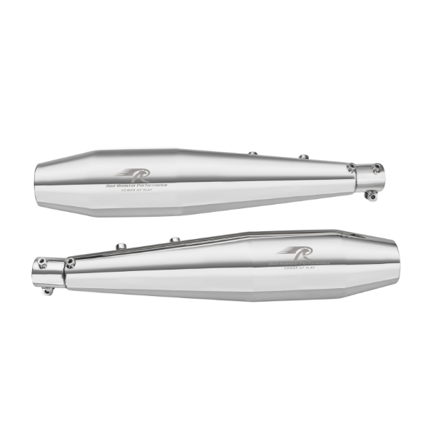 Red Rooster Stellar Matte Exhaust for Royal Enfield Interceptor 650 & Continental GT 650 - View 3