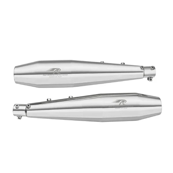 Red Rooster Stellar Polish Exhaust for Royal Enfield Interceptor 650 & GT 650 - View 3