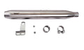 Motowings Performance Exhaust Type 1 Short Barrel Steel Matt for Royal Enfield Classic 350/500 | BS3 BS4 BS6 Compatible