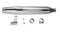 Motowings Performance Type II Cone Barrel Exhaust Steel Polish for Royal Enfield Classic 350/500 UCE | Stainless Steel 304