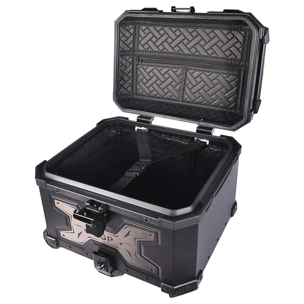 TOP BOX 45L BLACK TYPE X GRAY W/REST - View 5