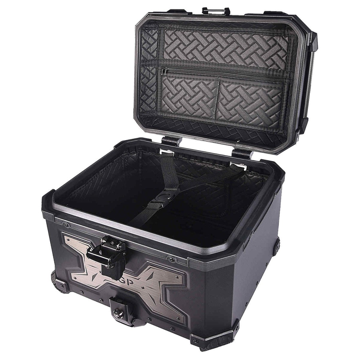 TOP BOX 45L BLACK TYPE X GRAY W/REST - View 5