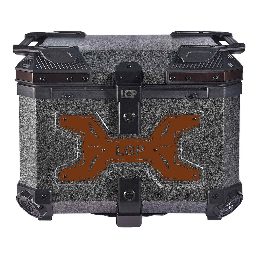 TOP BOX 45L GRAY WRINKLES COPPER W/REST - View 2