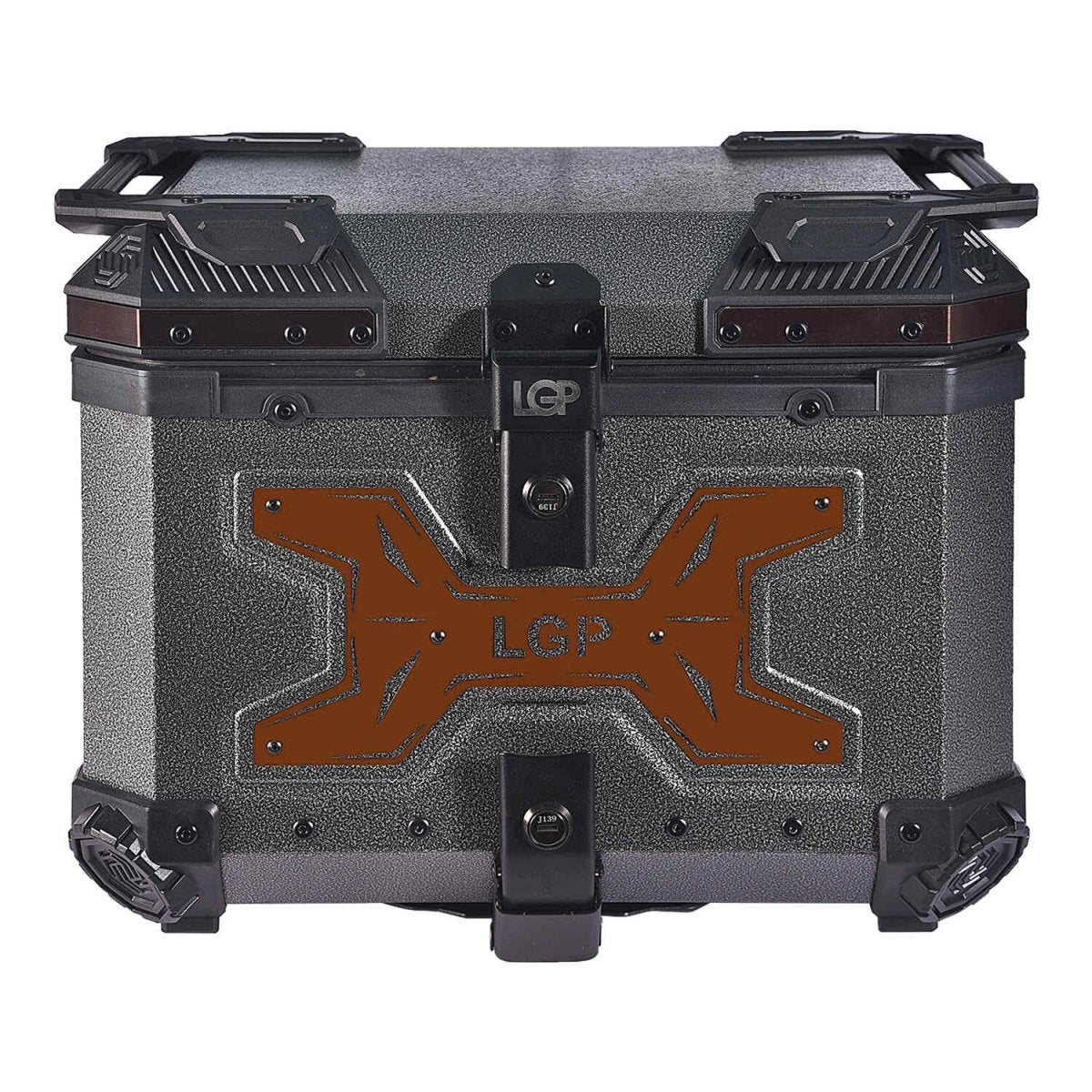 TOP BOX 45L GRAY WRINKLES COPPER W/REST - View 2