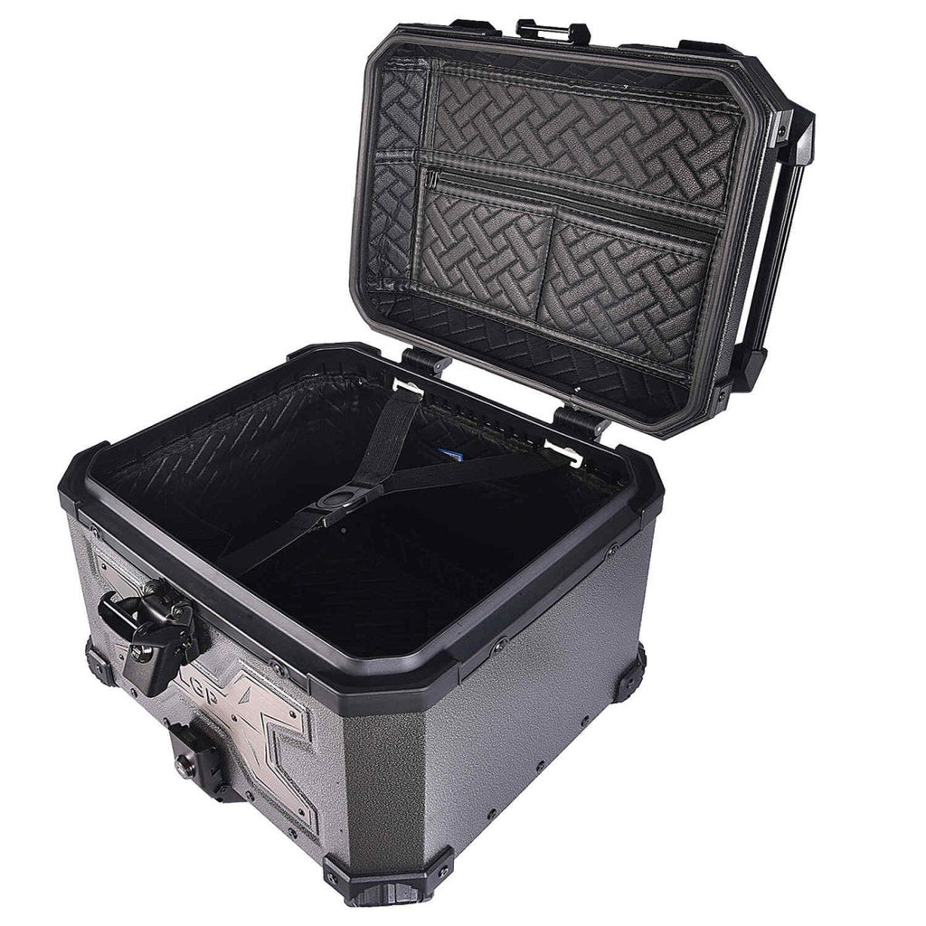 TOP BOX 45L GRAY WRINKLES GRAY W/REST - View 5