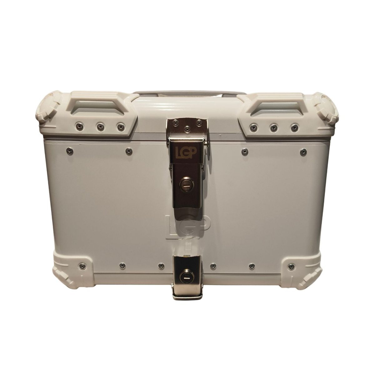 TOP BOX 45L WHITE ROUND CORNER W/REST