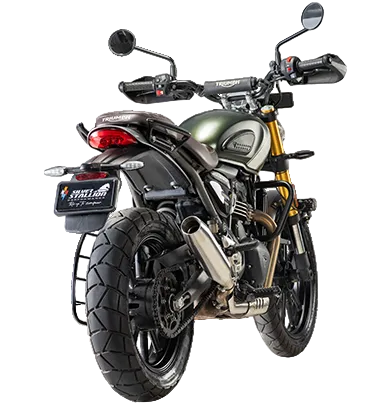 Triumph Speed 400 / Scrambler 400X / T4 Blaze Performance Exhaust | Silver Stallion | +2 BHP Power Boost | Silver / Black