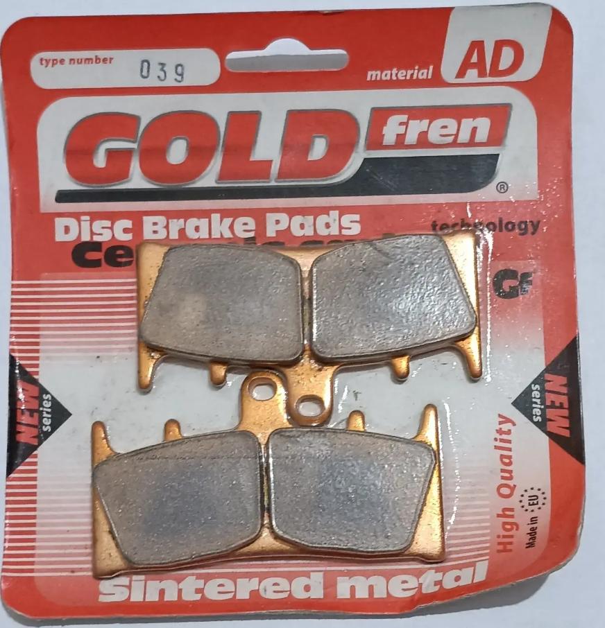 Suzuki Hayabusa Gen 2 Goldfren Front Disc Pads