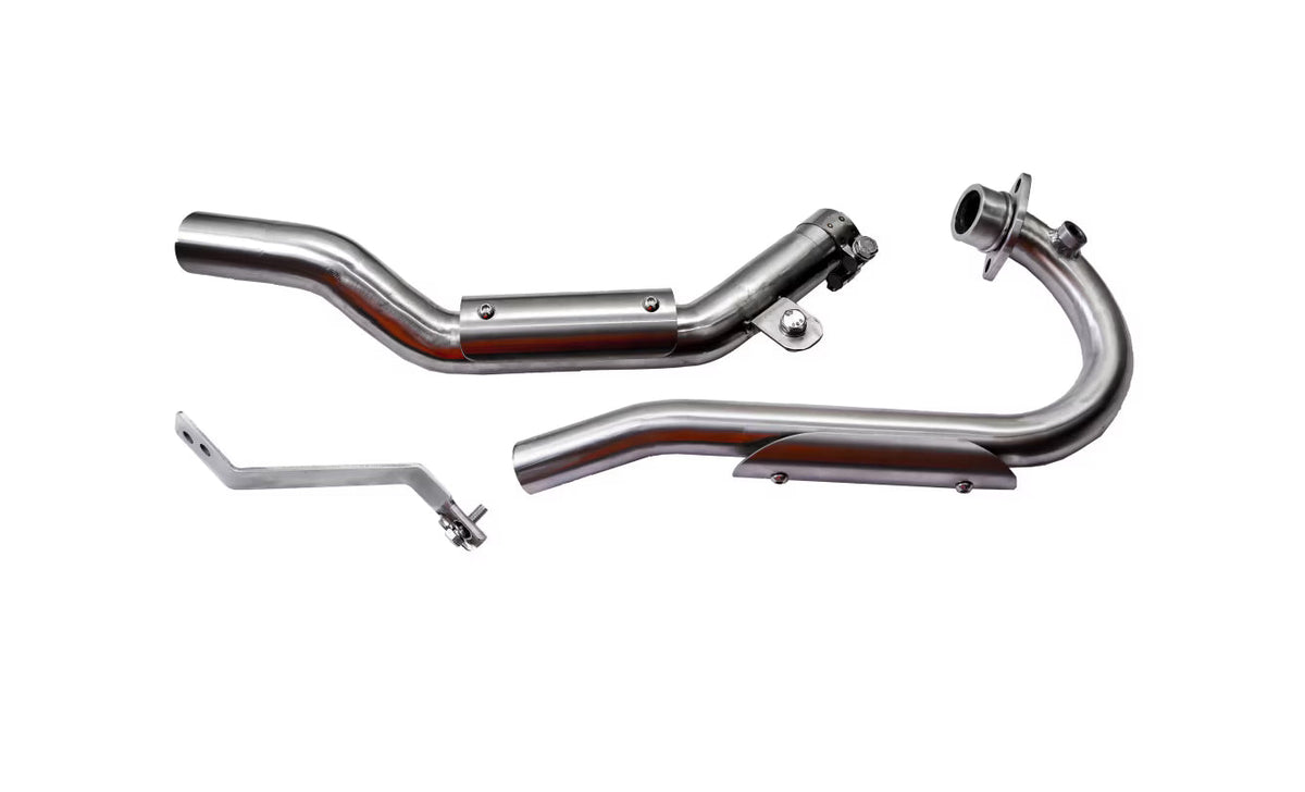 Motowings Performance Thrasher Exhaust for Hero Xpulse 200 (BS4 / BS6 2V / 4V / Rally / Pro) | Stainless Steel 304 Slip-On