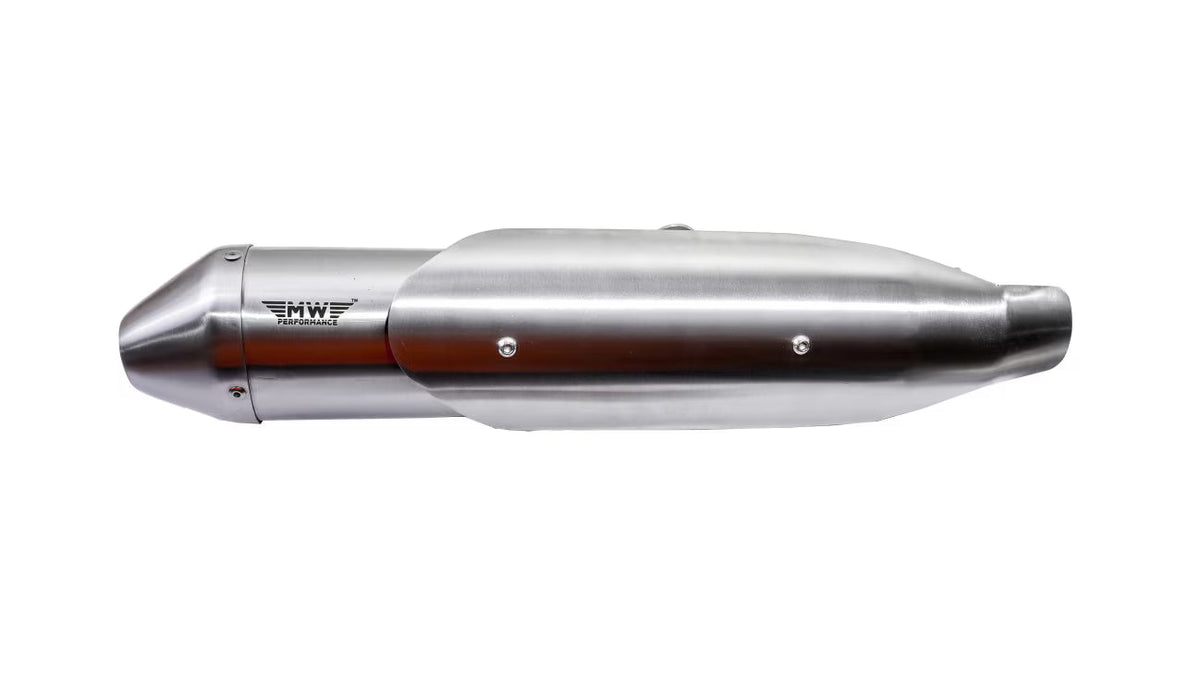 Motowings Performance Thrasher Exhaust for Hero Xpulse 200 (BS4 / BS6 2V / 4V / Rally / Pro) | Stainless Steel 304 Slip-On