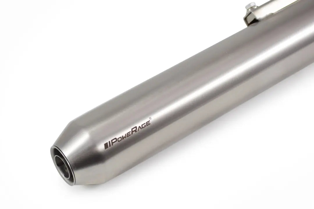 PowerRage Slip-On Exhaust for Royal Enfield Classic 350 Reborn / Meteor 350 – Polished Stainless Steel - View 3
