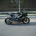 Barrel Outlaw V2 Slip-On Exhaust with Link Pipe for Kawasaki Ninja 1000SX | 304 Stainless Steel Performance Exhaust